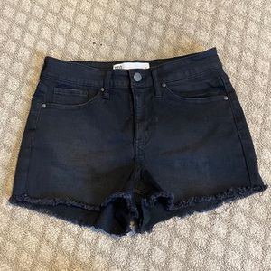 RSQ from tilly’s high rise black jean shorts